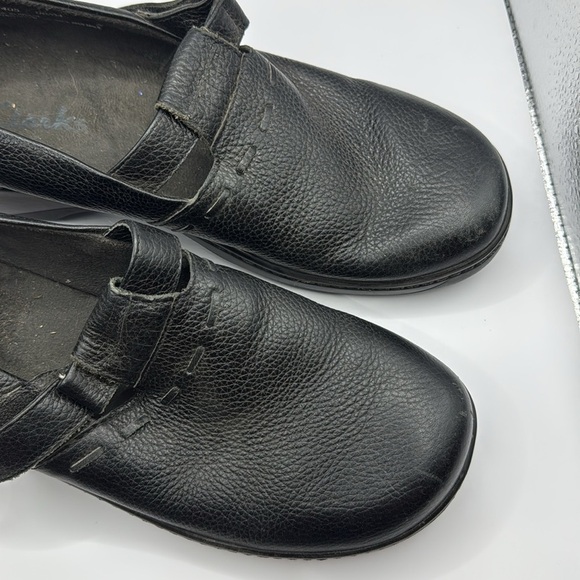 Clarks 37405 Woman's Mary Jane Closed-Toe Loafers Black Leather Size 10 - Picture 8 of 10